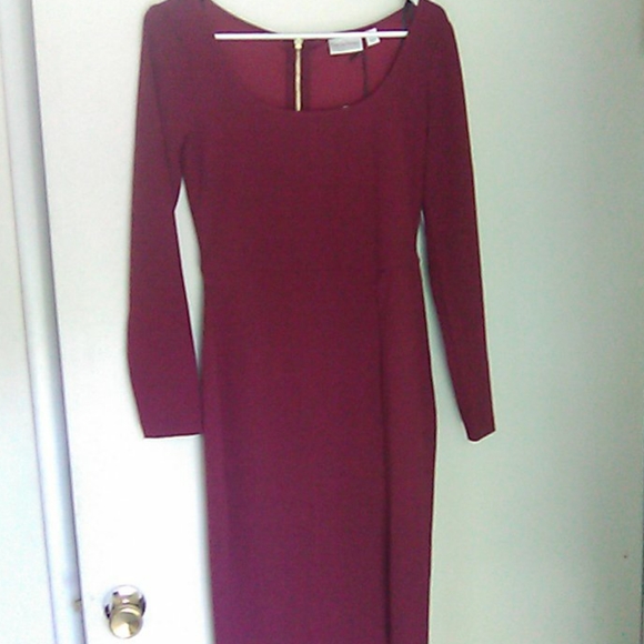Premier Amour dress burgundy wine sz 8 nwts - Picture 1 of 12